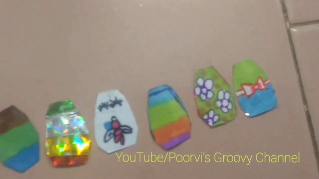 Homemade DIY craftsll Homemade Fake nail without GluellPoorvi's Groovy Channel ll смотреть онлайн