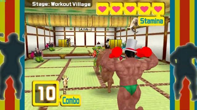 Dolphin emulator: Muscle March: Village running at 1080p-60 fps i7 4790k (WEIRDEST WII GAME EVER) смотреть онлайн