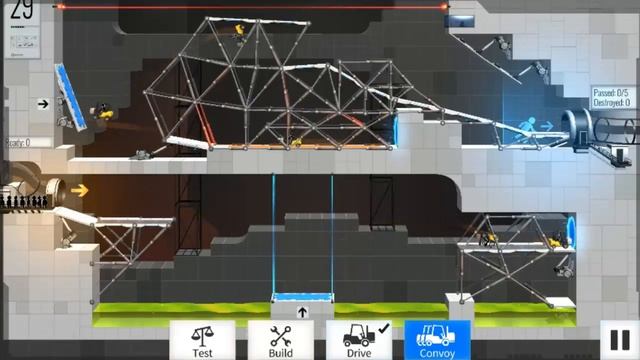 Bridge Constructor Portal Level 29 Walkthrough смотреть онлайн