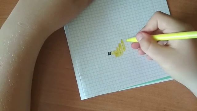 РИСОВАНИЕ ПО КЛЕТОЧКАМ БАНАН/ КАК НАРИСОВАТЬ ПО КЛЕТОЧКАМ БАНАН#pixelart#рисованиепоклеточкам смотреть онлайн