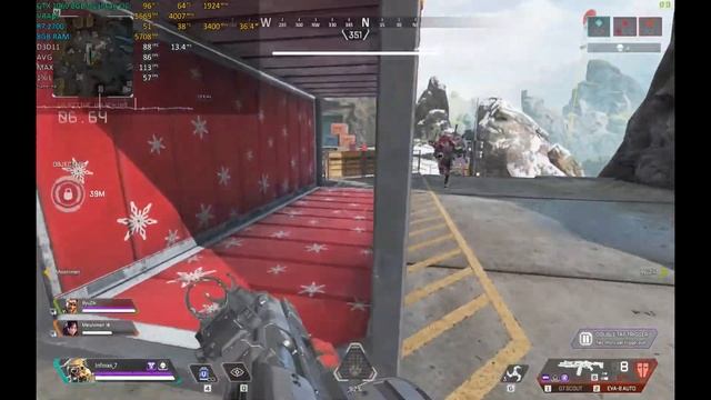 Apex Legends (Winter Express Season 7) : GTX 1060 6GB Dual Fan OC + R7 2700 + 8GB RAM | Max 1050p смотреть онлайн