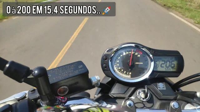 Suzuki Bandit 650N 2014 - TESTE DE DESEMPENHO - 0 à 200 kmh смотреть онлайн