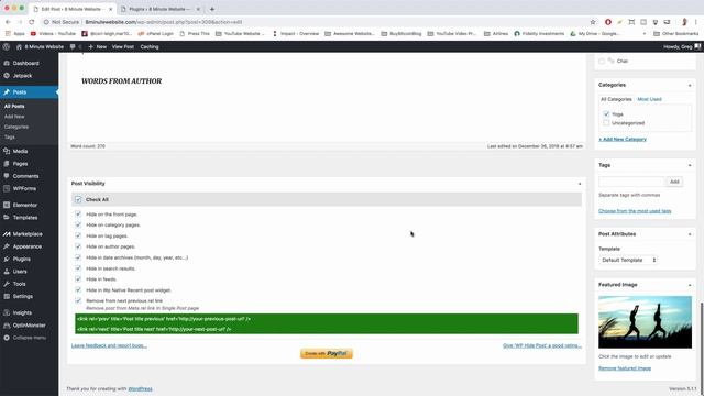 Hide Blog Post in WordPress смотреть онлайн
