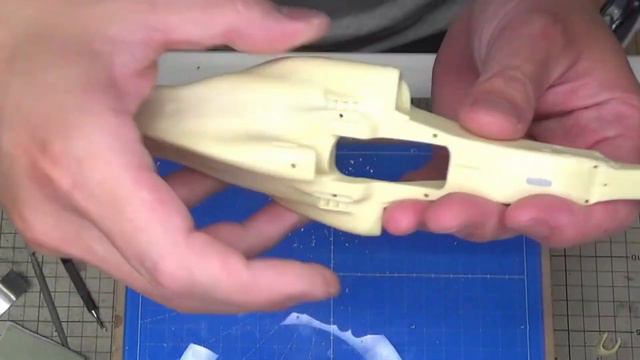 Alpha Model 1/20 Scale Model Car Kit Mercedes W10 Part.02 Surface preparation смотреть онлайн