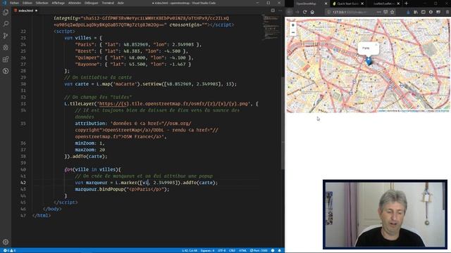 Pas à pas – Insérer une carte OpenStreetMap sur votre site смотреть онлайн