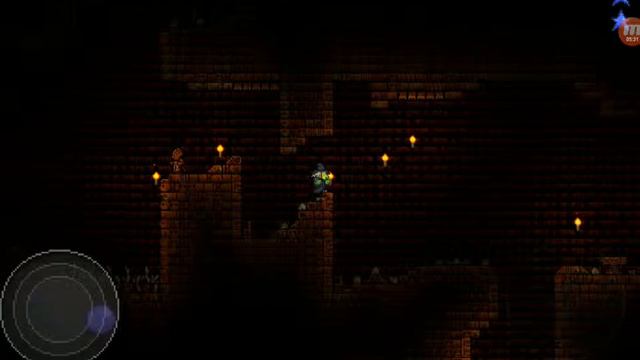 Проходим пирамиду под землёй в Террарии смотреть онлайн