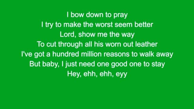 Lady Gaga Million Reasons {Lyrics} Lyric Video смотреть онлайн