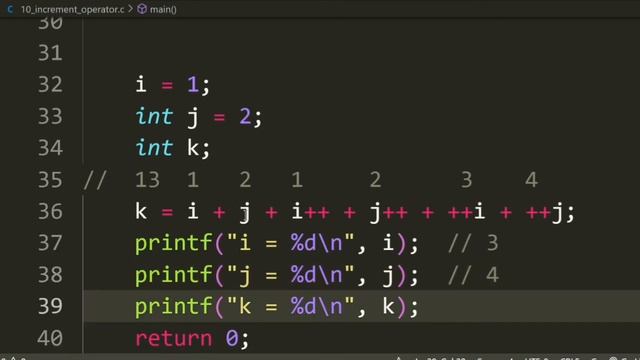 Unary operator in C || Increment operator || Decrement operators || C language course with notes #1 смотреть онлайн