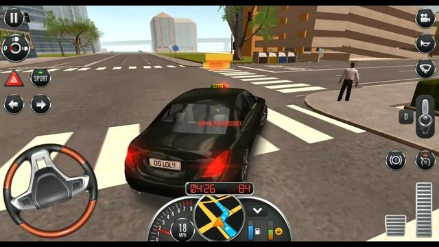 Taxi Sim 2016 #26 - CRAZY DRIVER! ?Taxi Game Android IOS gameplay смотреть онлайн