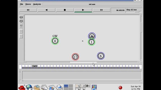 Gateway and Mobile Nodes communication using AODV and DSR protocols смотреть онлайн