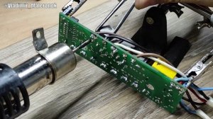 Блок управления БУВ-01-БХ вытяжки Gefest  (непростой симистор) / repair of the Gefest control unit