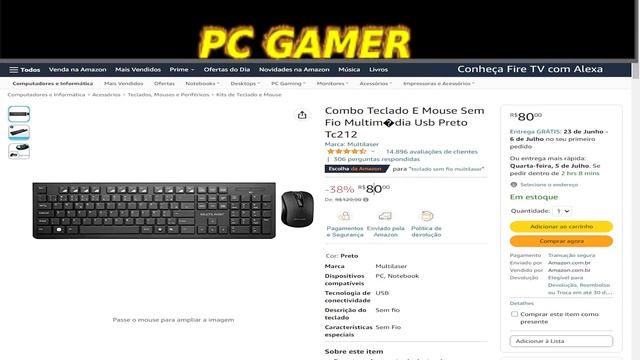 Computador Completo PC Intel Core I5 8gb Ssd 256gb Brazil Pc + Teclado/mouse com Monitor 19 - BRAZI смотреть онлайн