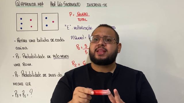 🚨😱 APRENDA TUDO DE PROBABILIDADE NESSE VÍDEO! - Prof Leonardo Sacramento - Matemática смотреть онлайн