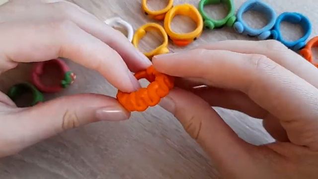 Обзор на мои кольца из полимерной глины ??полимерная глина ??