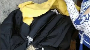 мастер-класс как незаметно зашить порез в пуховике