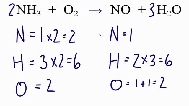 How to Balance: NH3 + O2 = NO + H2O смотреть онлайн