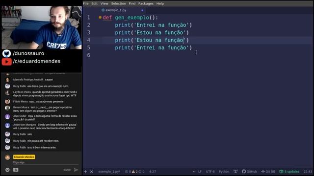 Live de Python #86 - Iteradores e Geradores смотреть онлайн