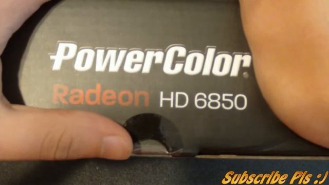 Unboxing PowerColor Radeon HD 6850 1GB GDDR5 AX6850 Eyefinity CrossFire смотреть онлайн