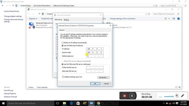 How To Configure Ip Address On Windows 10 | How To Change Ip Address On Windows 10 In Hindi | смотреть онлайн