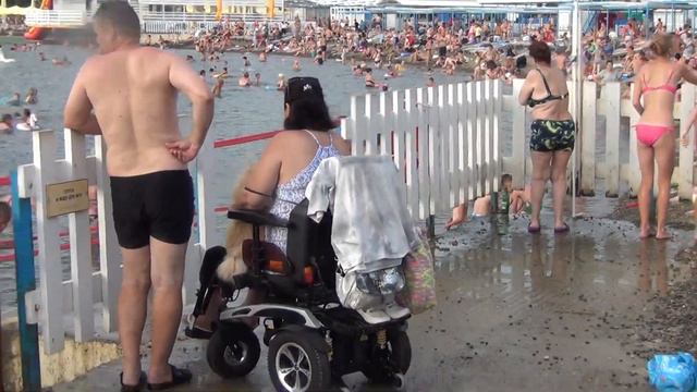 Пляж Центральный "Выокий Берег" Анапа смотреть онлайн