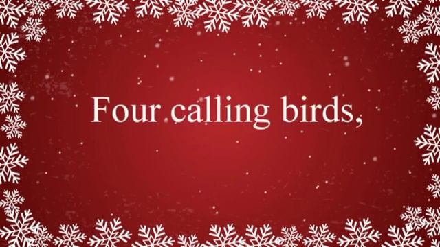 Twelve Days Of Christmas With Lyrics Christmas Carol & Song