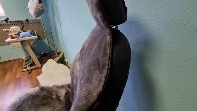 Накидка из мутона на сиденье автомобиля смотреть онлайн