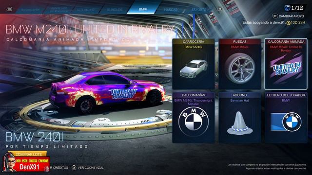 NUEVO COCHE BMW M240I - TIENDA ROCKET LEAGUE