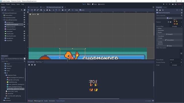 Make a Pokemon Game in Godot - Party Screen (#10) смотреть онлайн