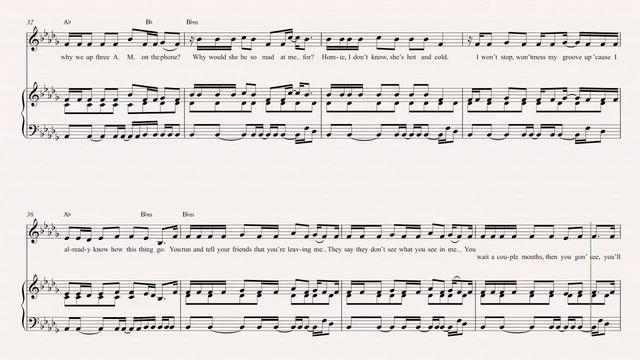 Flute - Heartless - Kanye West Sheet Music, Chords, & Vocals смотреть онлайн