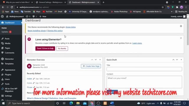 WordPress hide admin bar on front end by TechItCore смотреть онлайн