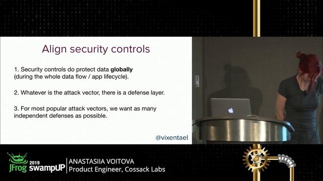 swampUP 2019 | DevSecOps Principles for Building Secure Applications - Anastasiia Voitova смотреть онлайн