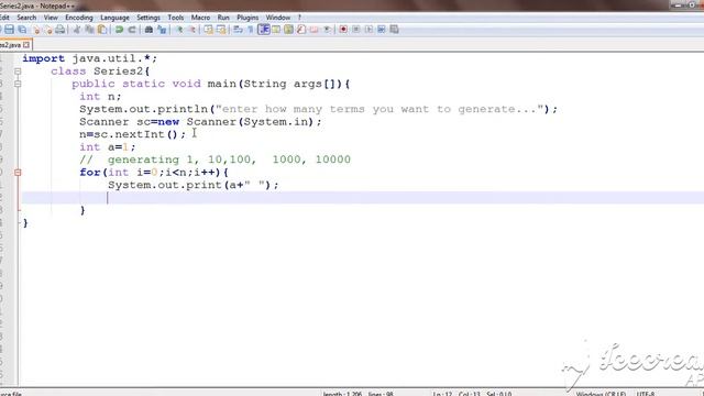 Java program for series 1, 10, 100, 1000 in 2022 смотреть онлайн