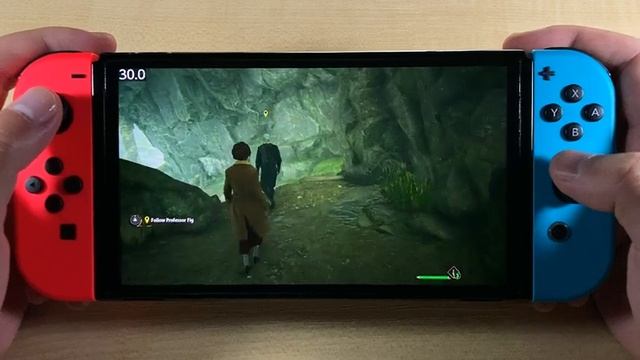 Hogwarts Legacy - Frame Rate Test | Nintendo Switch OLED Gameplay