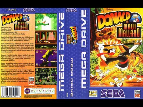 Donald Duck in Maui Mallard (sega) - complete (пройден)