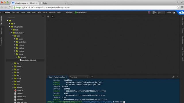 17 Create new flashy version of Todo app using bootstrap and scaffold generators смотреть онлайн