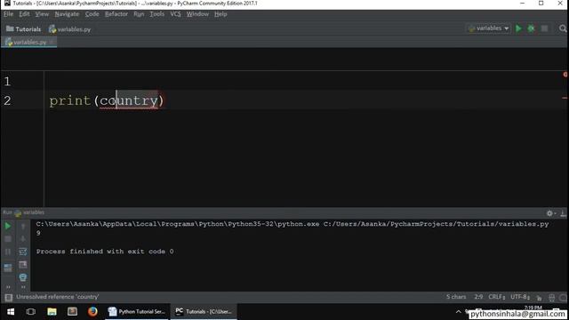 07 -Len Function - ලෙන් function - Python Sinhala смотреть онлайн