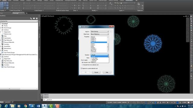 Civil 3D - Quick Select смотреть онлайн