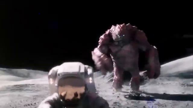 Лунный МОНСТР на Луне