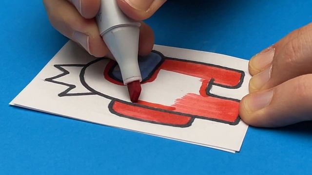 How to make an AMONG US CARDBOARD GAME｜Very easy! DIY Paper & iPhone Game Tutorial смотреть онлайн