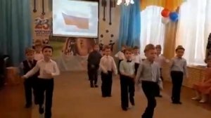 Военный танец мальчиков старшая группа