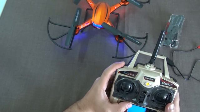 JJRC H12C тест квадрика смотреть онлайн