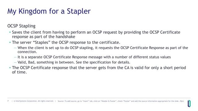 Certificate Revocation, OCSP Stapling and KMIP смотреть онлайн