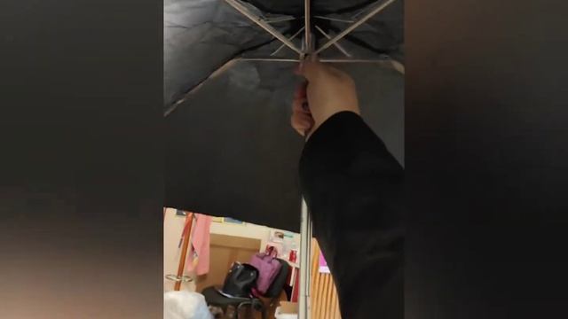 зонт , купить зонт, мини зонт складной от Фаберлик 600499 черный смотреть онлайн