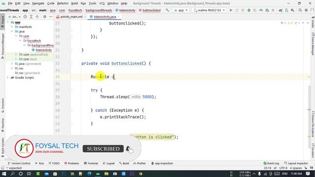 Running Android tasks in background threads 7.77 Android Development Tutorial for Beginners 2022 смотреть онлайн