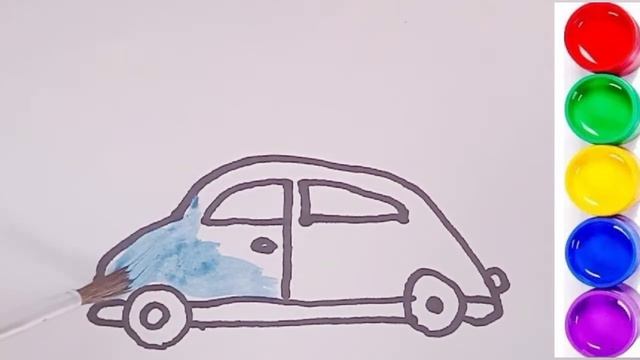 How to Draw a Car for Children | Как нарисовать Машину для детей смотреть онлайн