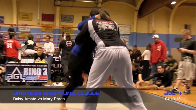 AGL 4 Amateur Grappling League™ - Daisy Amato Vs Mary Paran #2 - Women's No-Gi