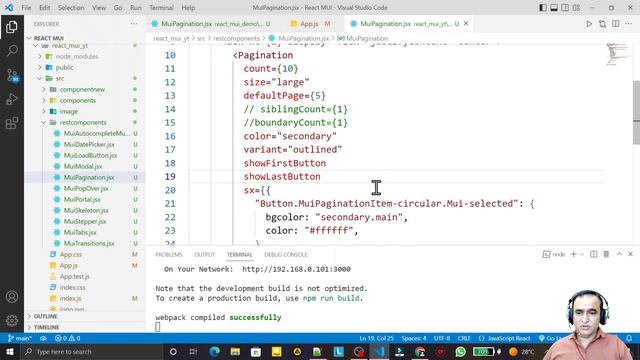 53. React Material UI Pagination with Custom Routing | Dr Vipin Classes смотреть онлайн