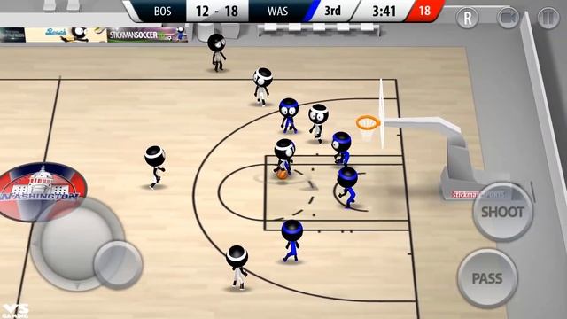 Stickman Basketball 2017 NBA Sport Game - Android GamePlay смотреть онлайн