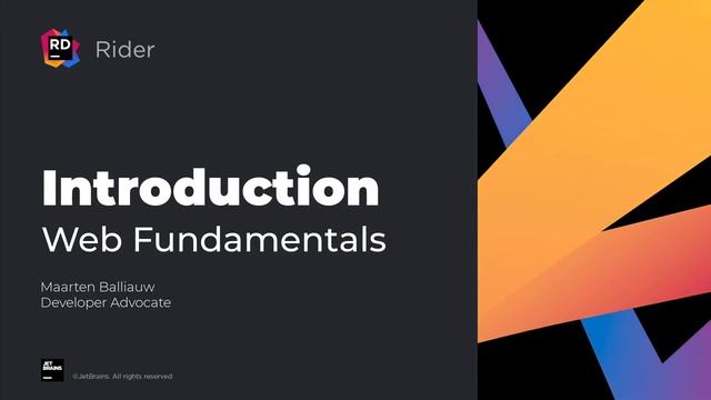 Introduction - Rider Web Fundamentals смотреть онлайн