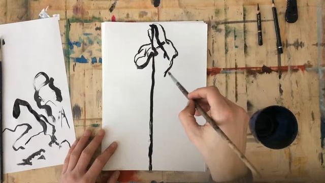 Как рисовать фигуру кистью смотреть онлайн